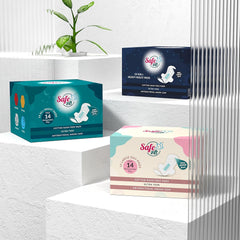 SafeStree Bulk Sanitary Period Pads Combo Pack