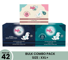 SafeStree Bulk Sanitary Period Pads Combo Pack